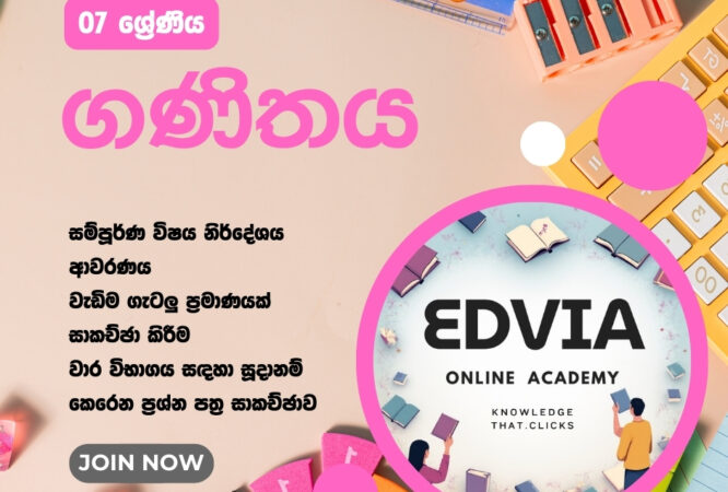 Edvia Mathematics grade 7